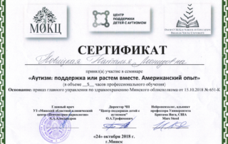 Аутизм: поддержка или растём вместе. Американский опыт
